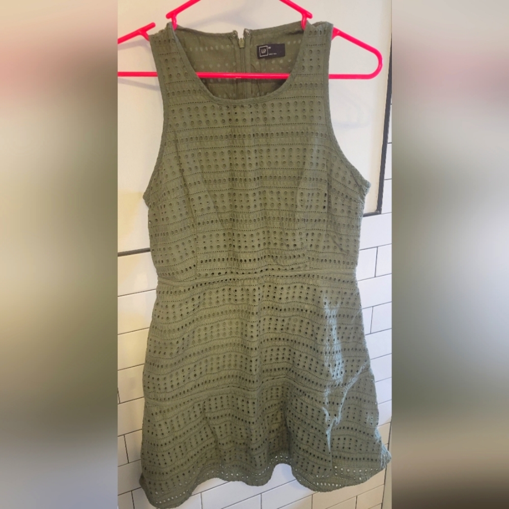 Gap Dress - Forest Green - Double Lined